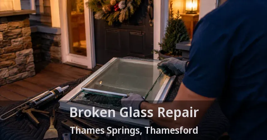 Broken Glass Repair Thames Springs, Thamesford - ON