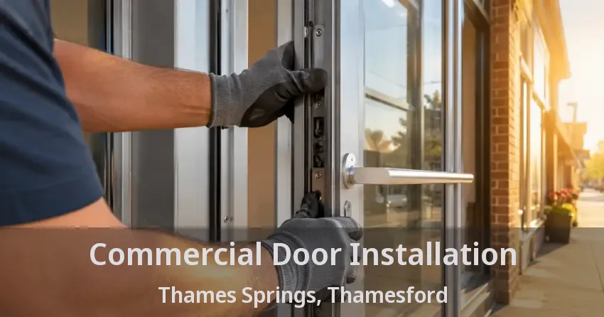 Commercial Door Installation Thames Springs, Thamesford - ON