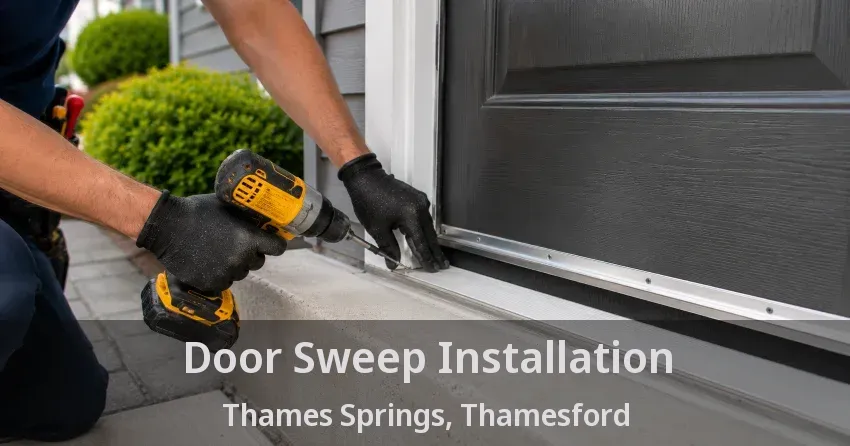 Door Sweep Installation Thames Springs, Thamesford - ON