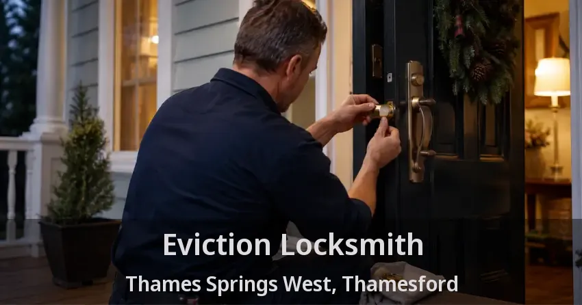 Eviction Locksmith Thames Springs West, Thamesford - ON