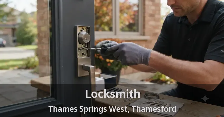 Locksmith Thames Springs West, Thamesford - ON
