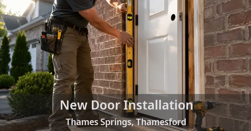 New Door Installation Thames Springs, Thamesford - ON