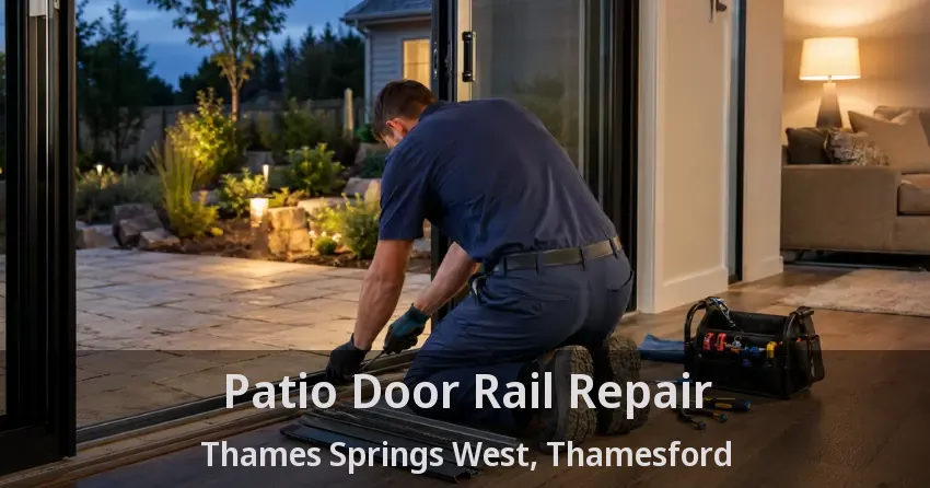 Patio Door Rail Repair Thames Springs West, Thamesford - ON