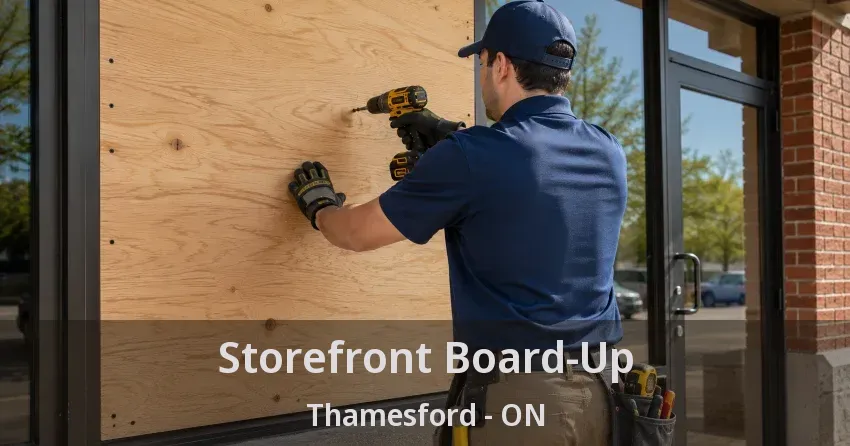 Storefront Board-Up Thamesford - ON