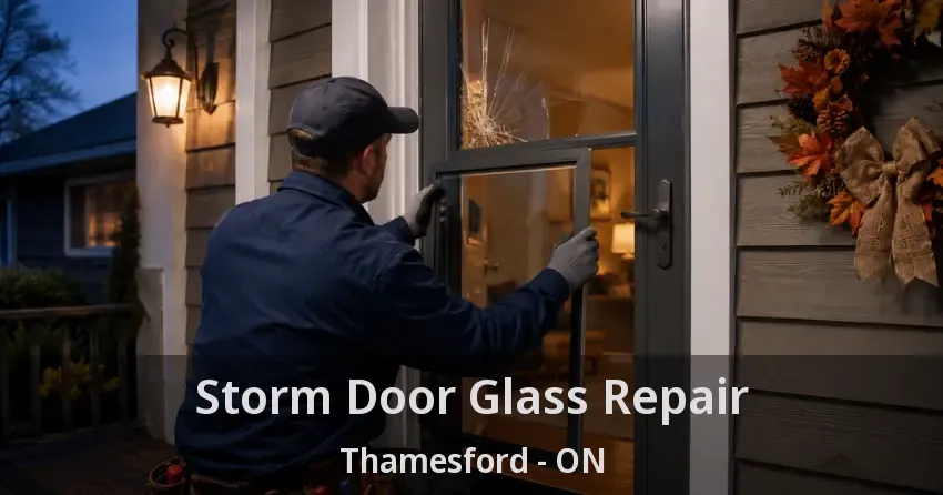 Storm Door Glass Repair Thamesford - ON