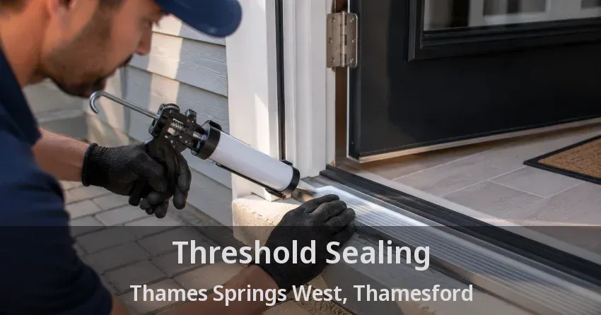 Threshold Sealing Thames Springs West, Thamesford - ON
