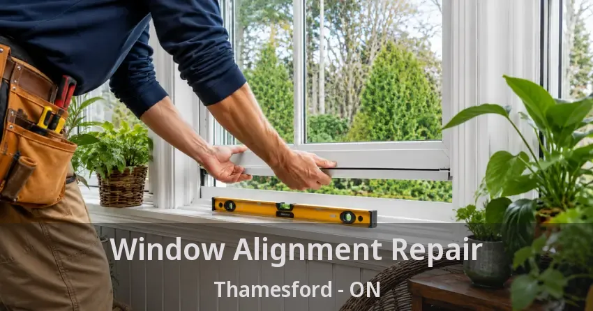 Window Alignment Repair Thamesford - ON