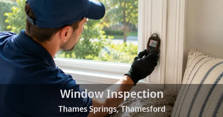 Window Inspection Thames Springs, Thamesford - ON
