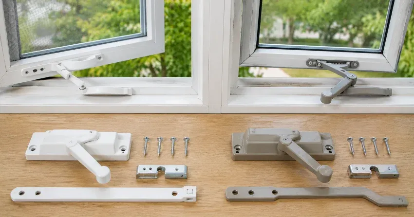 new casement window crank operator installed in Thamesford home