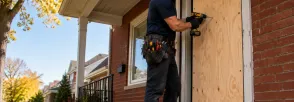 Temporary Door Securing Thamesford
